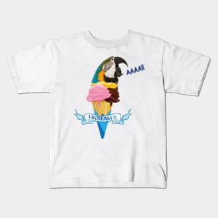 Blue-and-yellow Macaw Kids T-Shirt